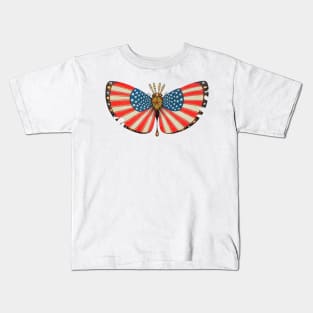 patriot moth Kids T-Shirt